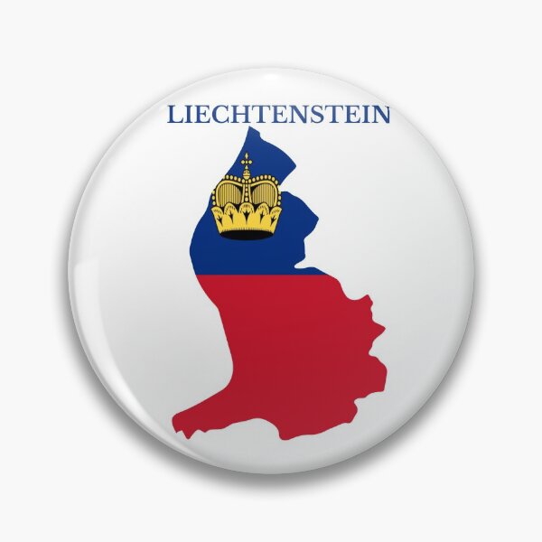 Item preview, Liechtenstein flag map designed and sold by marosharaf.