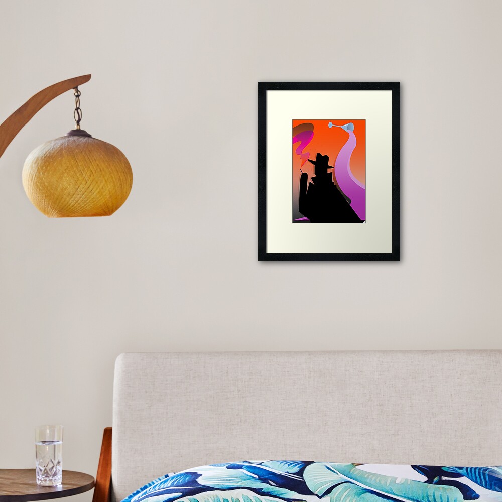 Tribute to Hitchcock Framed Art Print