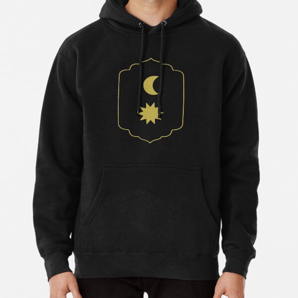 vida cotidiana sol luna Sudadera con capucha