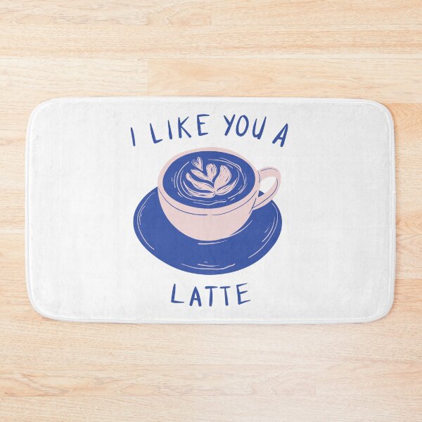 Item preview, I Like You A Latte - Witty Valentines Love Quotes designed and sold by ItsNikkiArts.