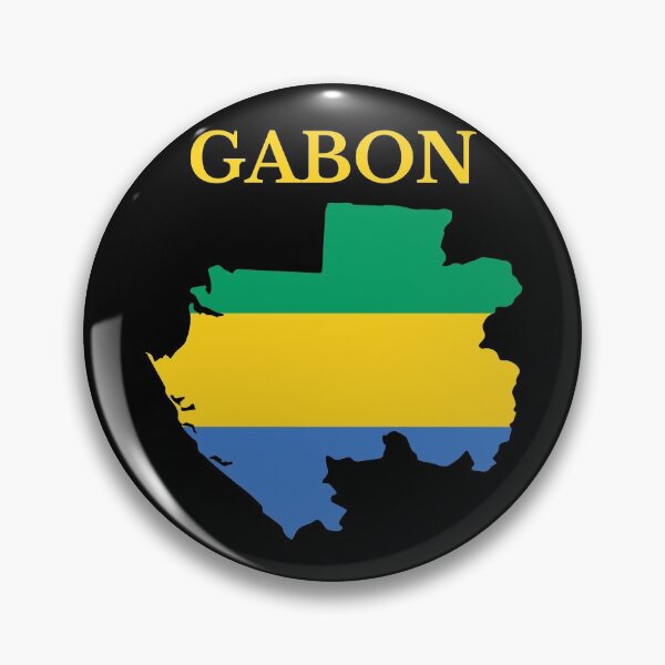 Item preview, Gabon Map Flag designed and sold by marosharaf.