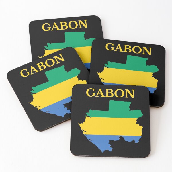 Item preview, Gabon Map Flag designed and sold by marosharaf.
