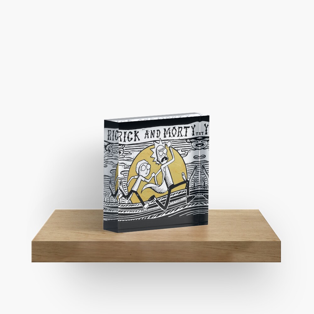 Rick & Morty Acrylic Block
