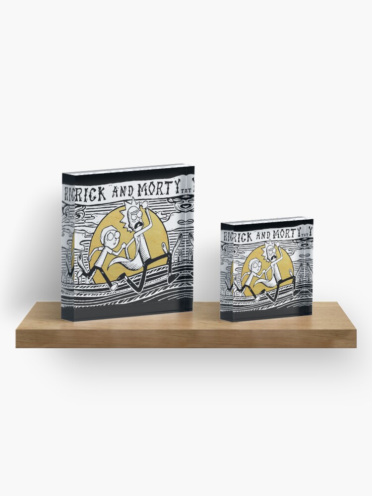 Alternate view of Rick & Morty Acrylic Block