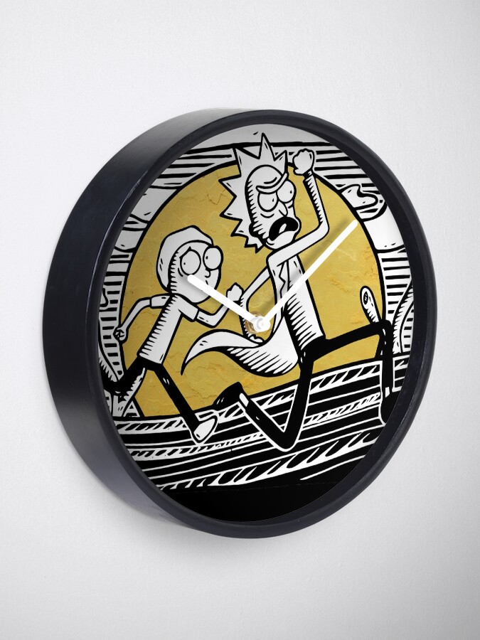 Alternate view of Rick & Morty Clock