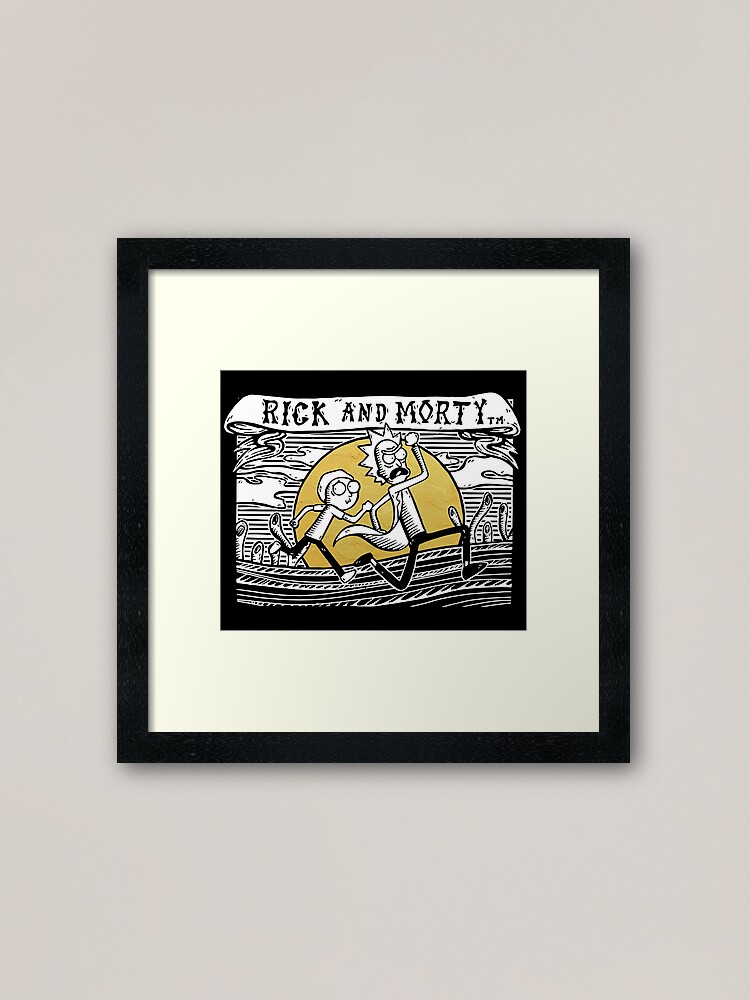 Alternate view of Rick & Morty Framed Art Print