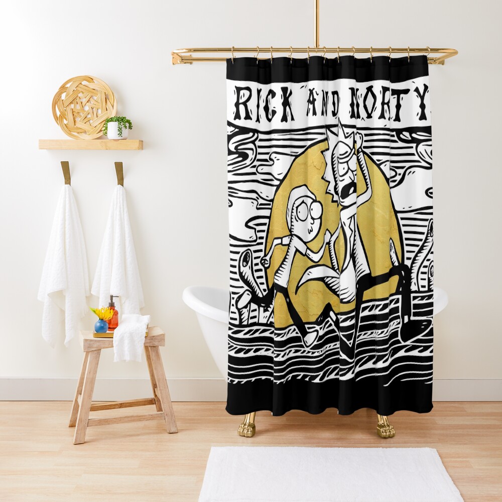 Rick & Morty Shower Curtain
