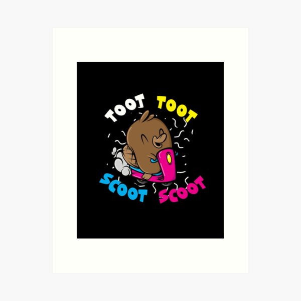Item preview, Platypus Riding Scooter- Toot Toot Scoot Scoot designed and sold by swiftyspade.