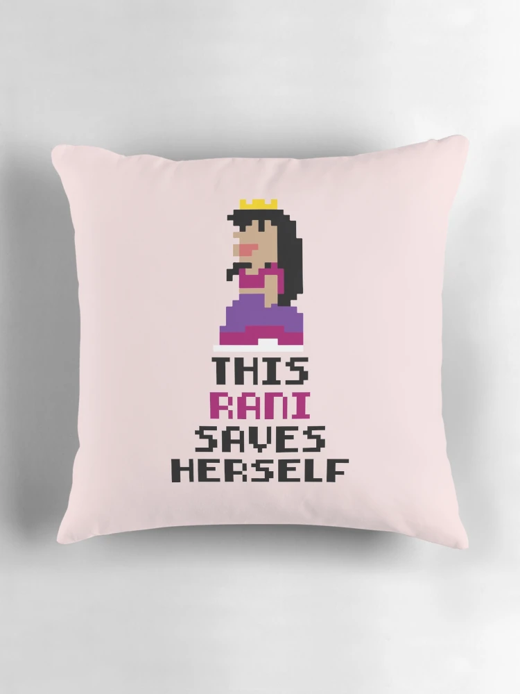 Thumbnail 3 of 4, Pillow, Video Game Rani/Princess designed and sold by RaniPuri.