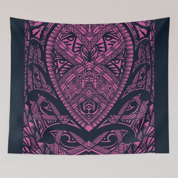 Item preview, Pink and Black Tribal Doodle designed and sold by Sketch-Ds.
