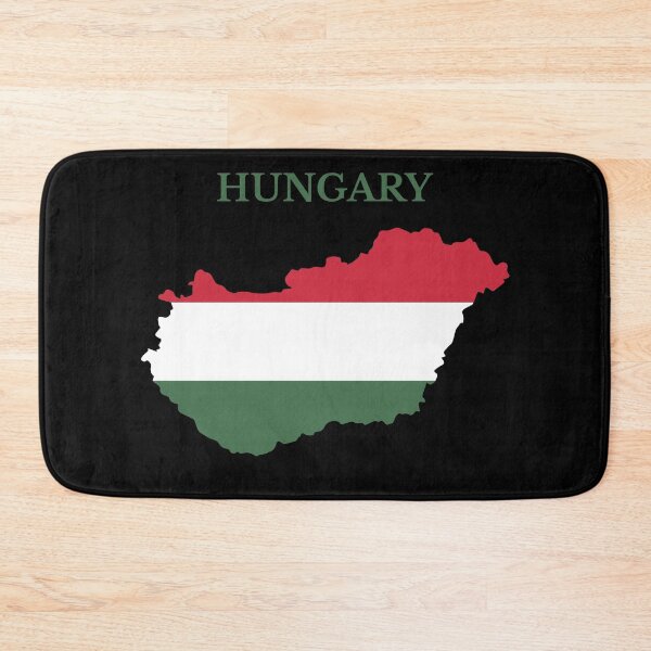 Item preview, Hungary Map Flag designed and sold by marosharaf.