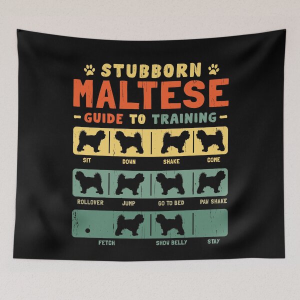 Item preview, Maltese Funny Guide to Traning designed and sold by rafaeltto.