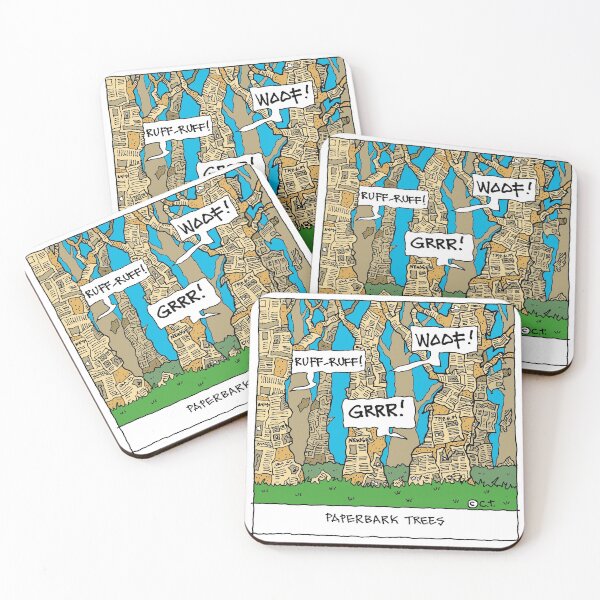 Item preview, Paperbark Trees designed and sold by Chris Thomas Illustration.