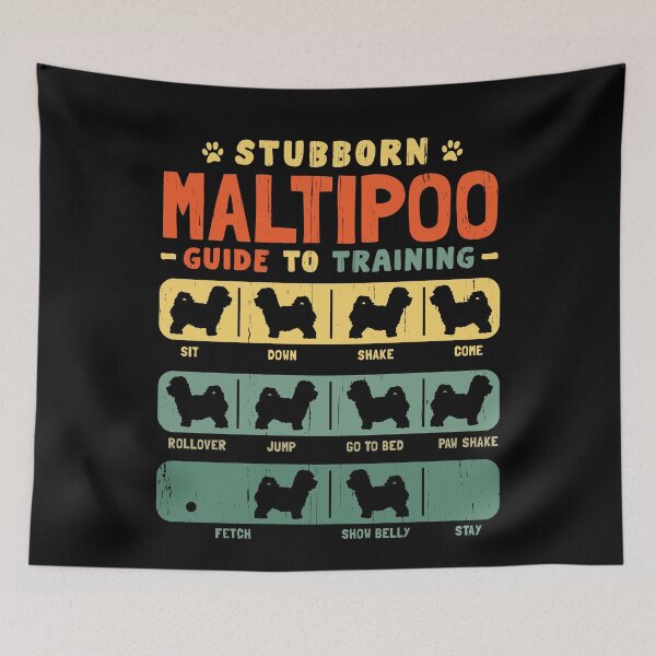 Item preview, Maltipoo Funny Guide to Traning designed and sold by rafaeltto.