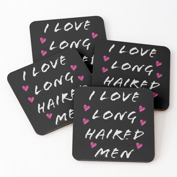 Item preview, I Love Long Haired Men designed and sold by wildjellybeans.