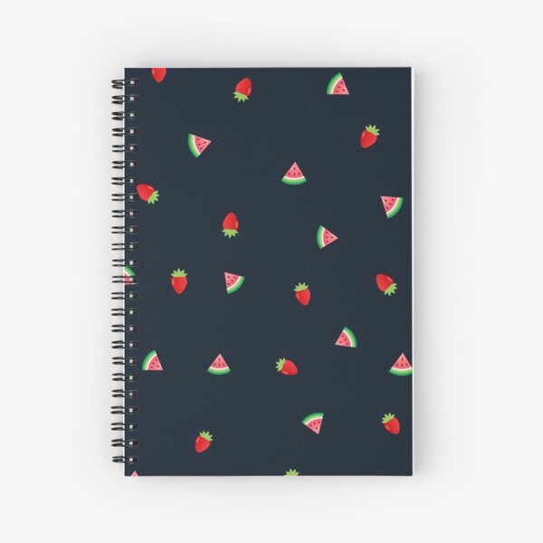 Strawberry Melon Spiral Notebook