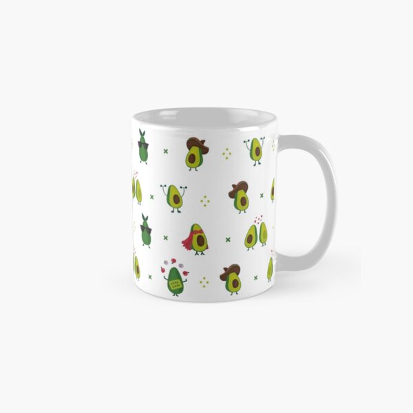 Avocado Pattern Classic Mug