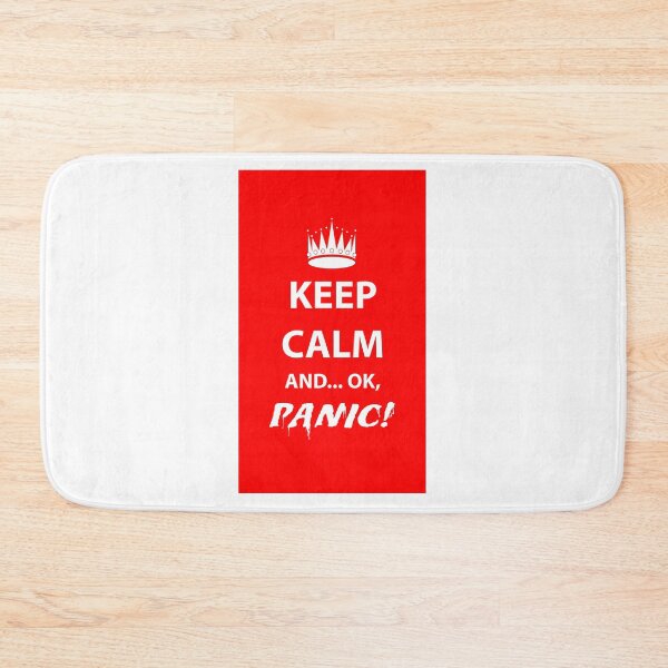 Item preview, Keep Calm and Panic! designed and sold by HoremWeb.