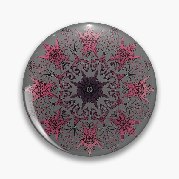 Item preview, Ornate Mandala Pink Rose Purple Core designed and sold by SirCrim.