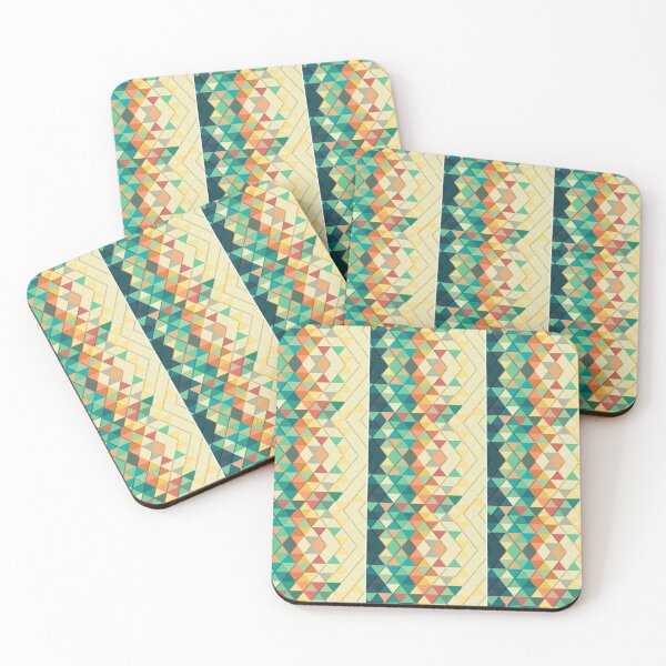Item preview, Colourful Geometric  Triangles  designed and sold by 0tdesigns.