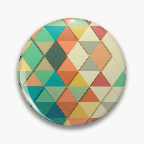 Item preview, Colourful Geometric  Triangles  designed and sold by 0tdesigns.