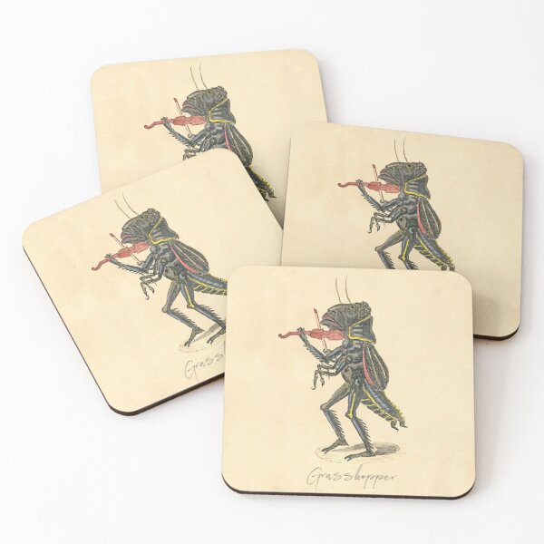 Item preview, Grasshopper playing a fiddle by Charles Briton 1873 designed and sold by ebrawne.