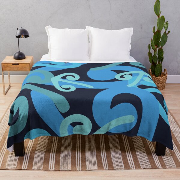 Item preview, Mangopare, Hammerhead design in Teals designed and sold by Kiwidom.