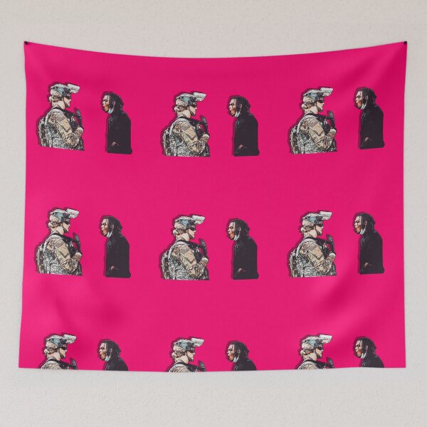 Item preview, Angry Protestor Confronts Soldier designed and sold by JpattDesign.