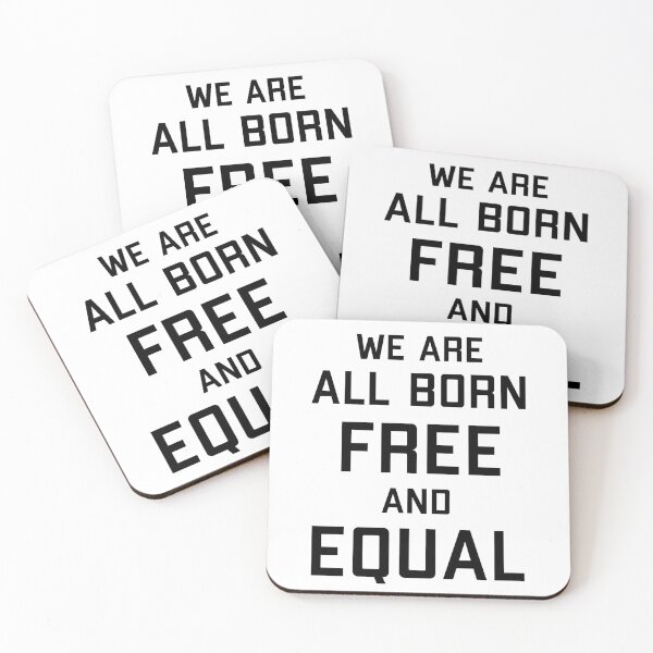 Item preview, We are all born free and equal designed and sold by Statim.
