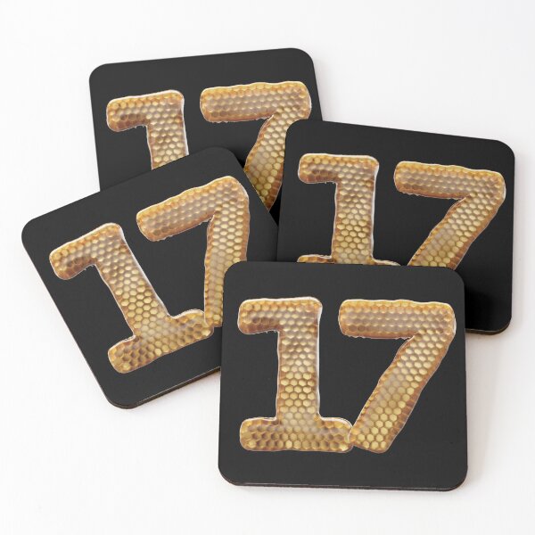 Item preview, 17 Number 3d Honey Numbers Font designed and sold by HelloFromAja.