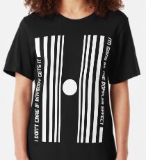 The Doppler effect - White on black Slim Fit T-Shirt