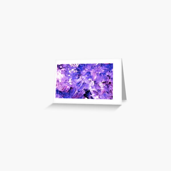 Violets in Fairyland Greeting Card