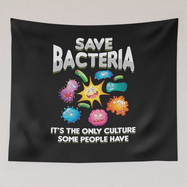 Item preview, Save Bacteria - Funny Biology Gift designed and sold by woormle.