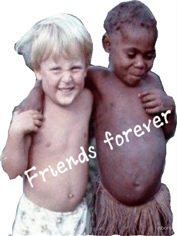 "Black & White Friends" by mboro Redbubble