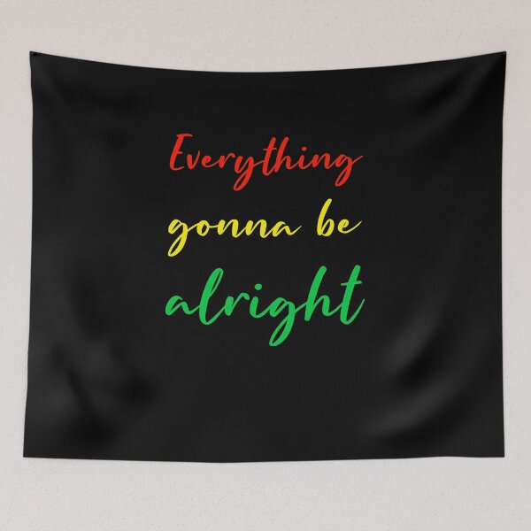 Item preview, Everything gonna be alright reggae rasta colours gift designed and sold by Stageystuff.