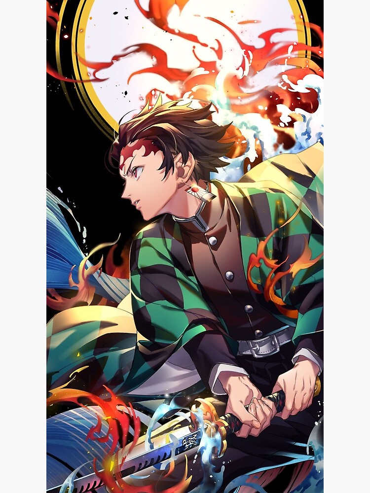 Copy Of Demon Slayer Tanjiro Kamado 1 Postcard By Akotsg Redbubble