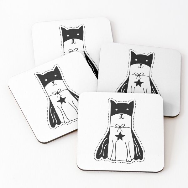 CATMAN Coasters (Set of 4)