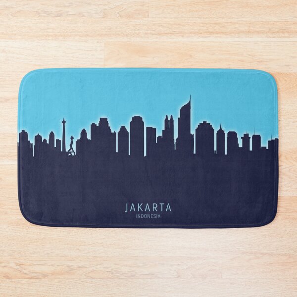 Item preview, Jakarta Skyline Indonesia designed and sold by ArtPrints.
