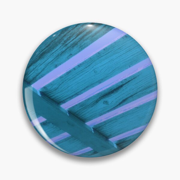 Item preview, Wooden sunshade shelter, traditional old house, small village, Santorini, Greece. Blue. designed and sold by Santorini Gallery.