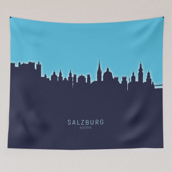 Item preview, Salzburg Austria Skyline designed and sold by ArtPrints.