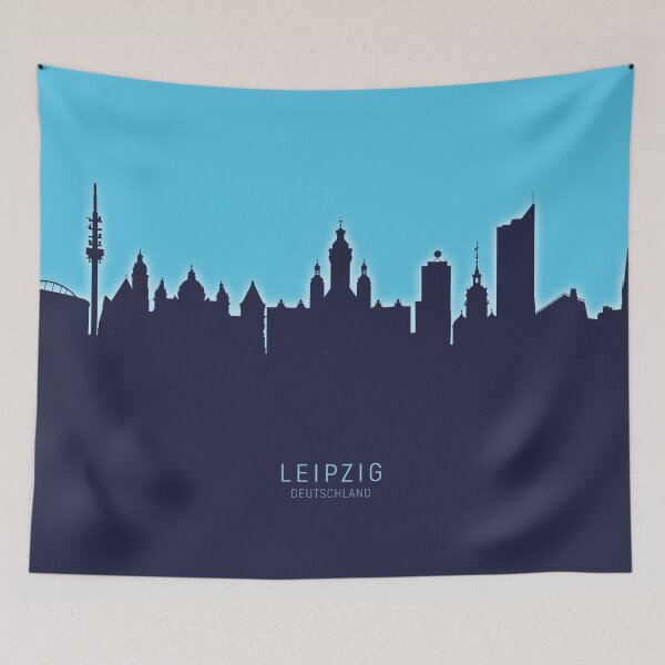 Item preview, Leipzig Germany Skyline designed and sold by ArtPrints.