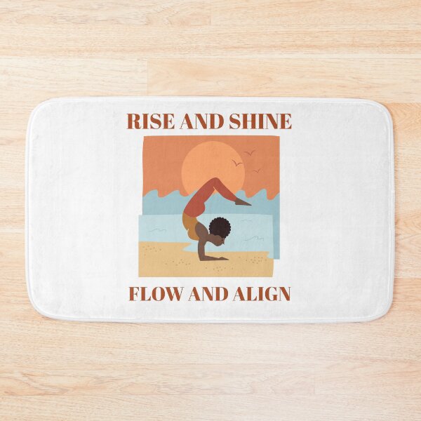Item preview, Rise And Shine ,Flow and align T-shirt , Yoga Inspirational and Motivational  T-Shirt designed and sold by JobaBreezy.