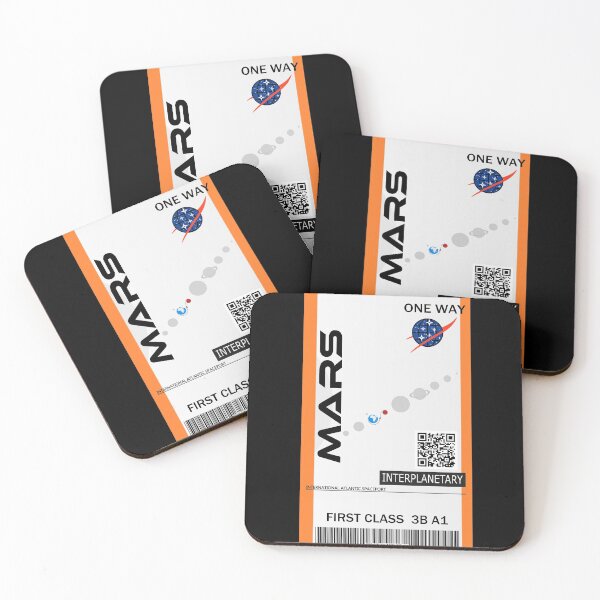 Item preview, Mars space ticket designed and sold by jc007.