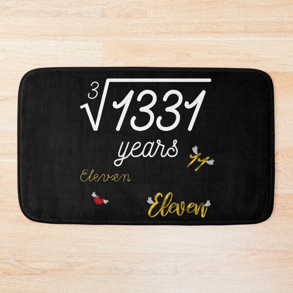 Item preview, Cube Root of 1331 - Eleven - Funny Math 11 Year Old 11th Birthday Gift designed and sold by r-silver.