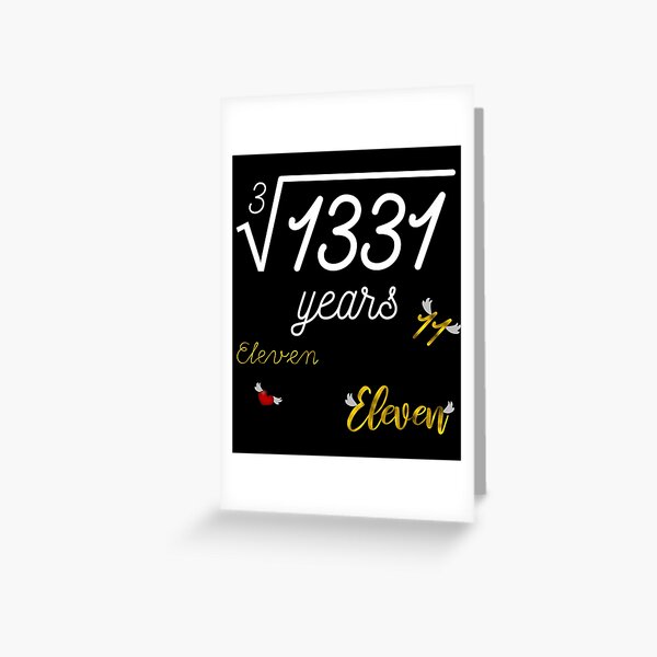 11th Anniversary Greeting Cards Redbubble - roblox 11 anniversery gift card