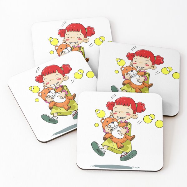 Item preview, Giggling girl cartoon designed and sold by Purple monkey.