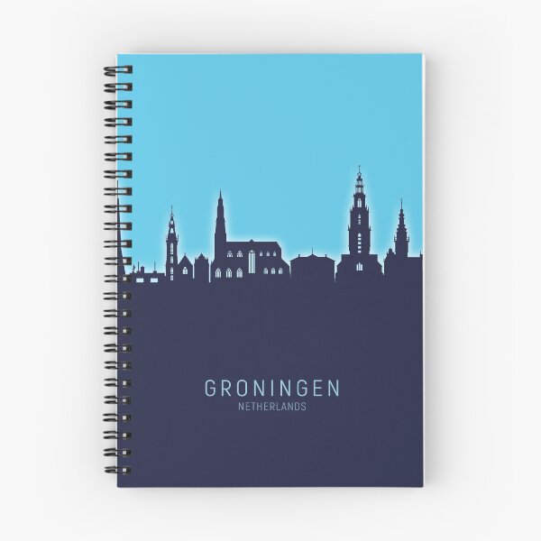 Item preview, Groningen The Netherlands Skyline designed and sold by ArtPrints.