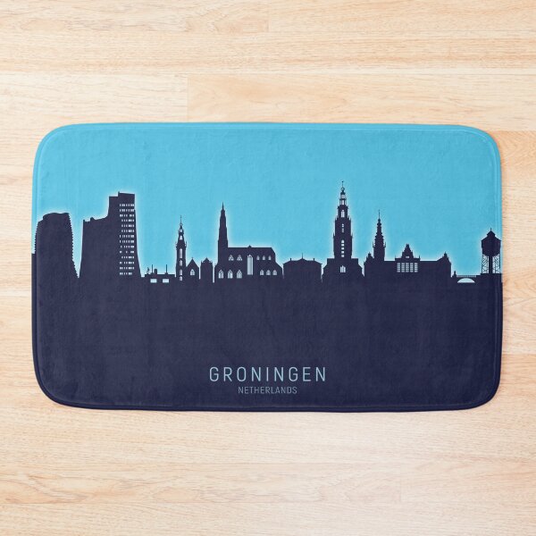 Item preview, Groningen The Netherlands Skyline designed and sold by ArtPrints.
