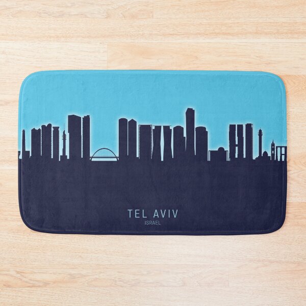 Item preview, Tel Aviv Israel Skyline designed and sold by ArtPrints.
