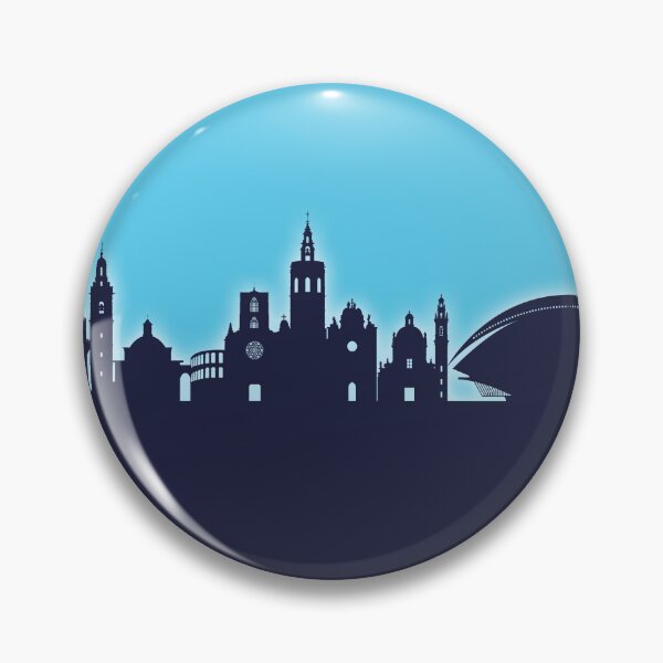 Artikelvorschau, Valencia Spain Skyline entworfen und verkauft von ArtPrints.